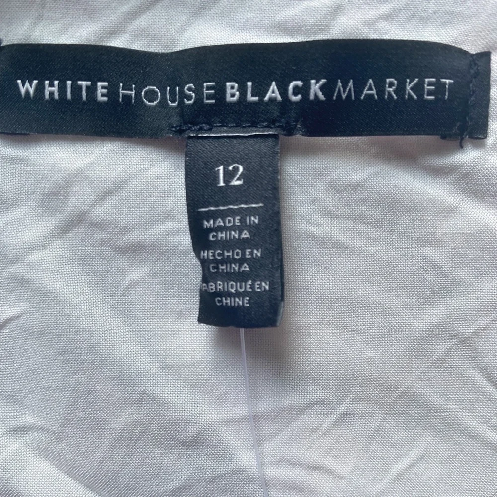 White House Black Market Tiered Soft Flirty Palm skirt